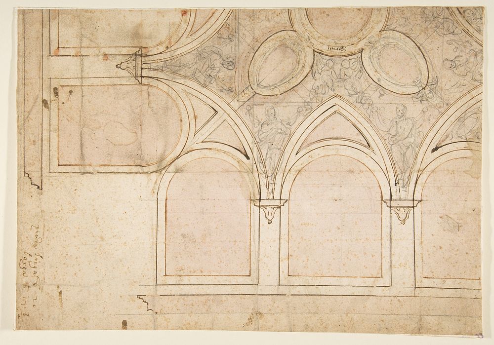 Design for the Ceiling Decoration in Vasari's House in Arezzo