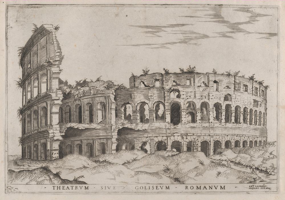 Speculum Romanae Magnificentiae: The Colosseum, Antonio Lafréry, Anonymous