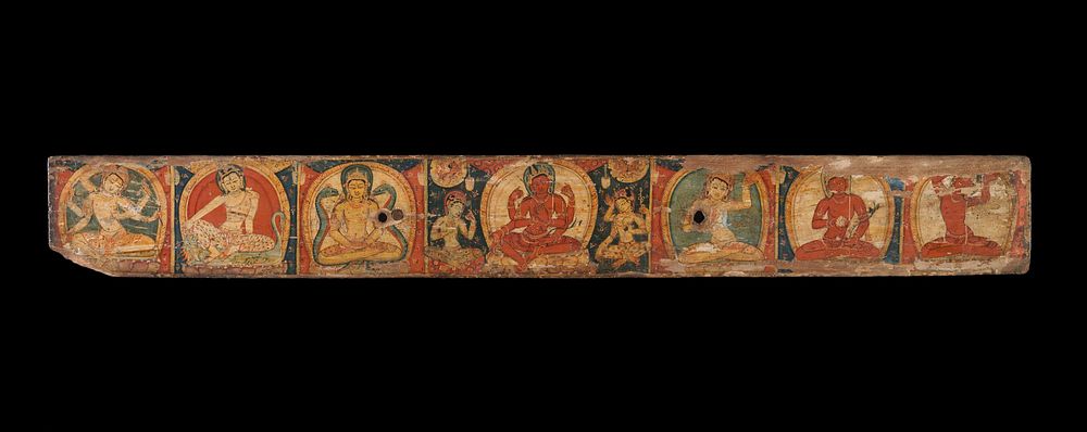 Manuscript Cover with Avalokiteshvara (The Bodhisattva of Infinite Compassion), Nepal (Kathmandu Valley)