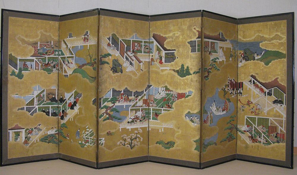 Scenes from the Tale of Genji, Japan, 17th century