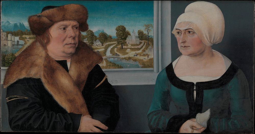 Portrait of a Married Couple (Lorenz Kraffter and Honesta Merz?) by Ulrich Apt the Elder