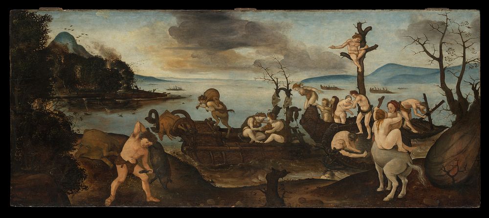 The Return from the Hunt by Piero di Cosimo (Piero di Lorenzo di Piero d'Antonio)