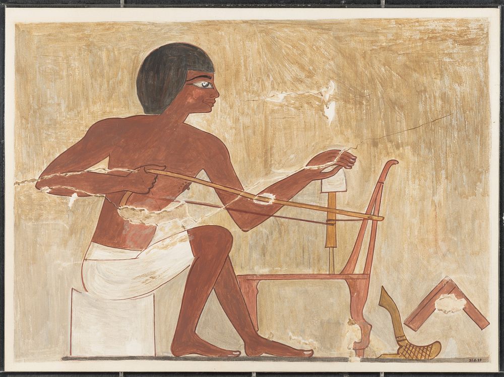 Carpenter Making a Chair, Tomb of Rekhmire
