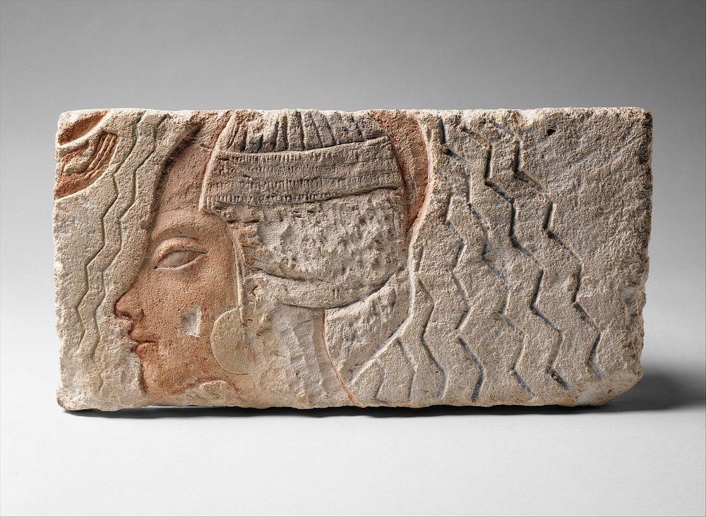 Relief Depicting the Purification of Queen Kiya (?), New Kingdom, Amarna Period (ca. 1353&ndash;1336 B.C.)