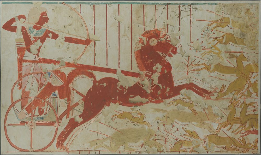 Hunting from a Chariot, Tomb of Userhat by Charles K. Wilkinson