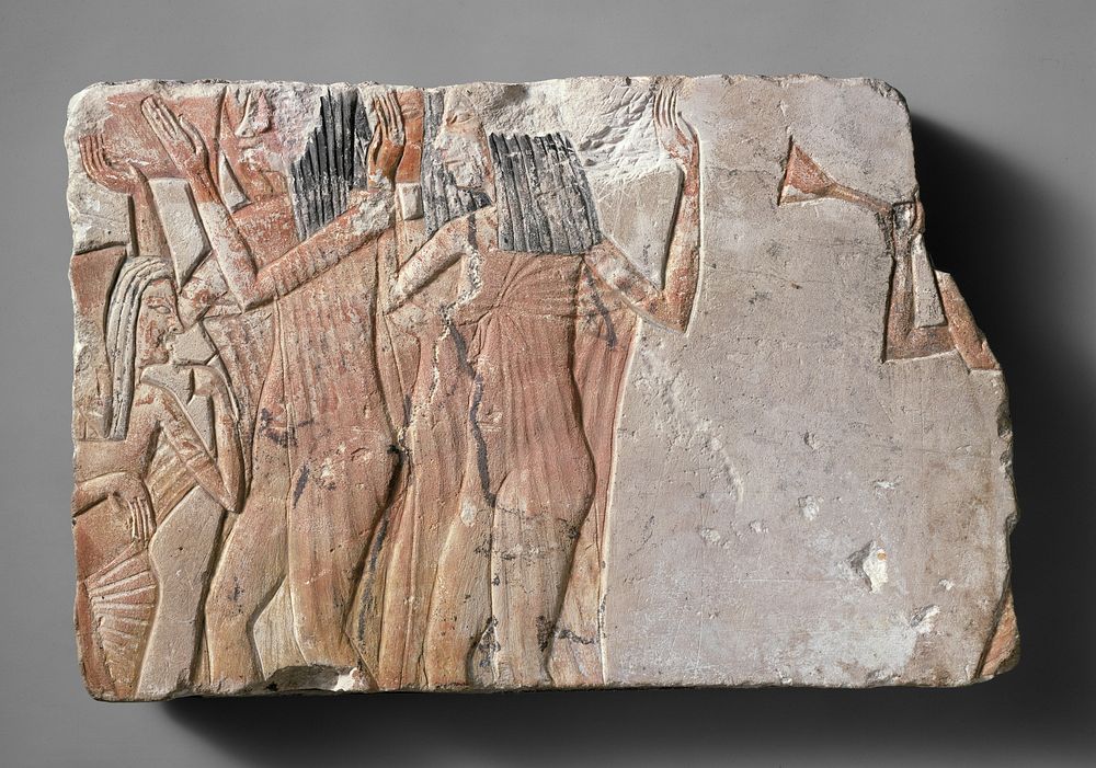 Dancers with Instruments, New Kingdom, Amarna Period (ca. 1353&ndash;1336 B.C.)