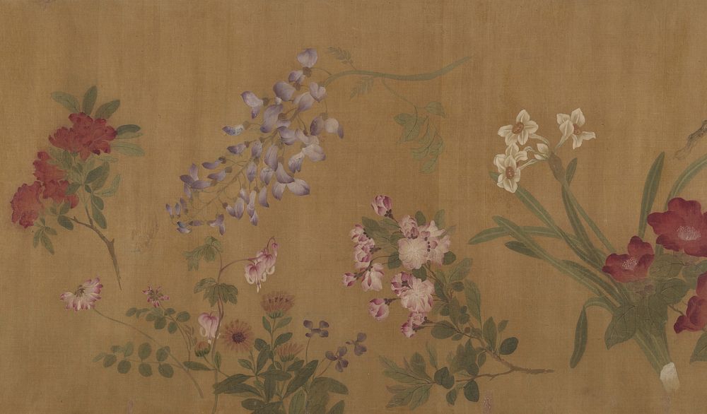 The Hundred Flowers, attributed to Wang Yuan