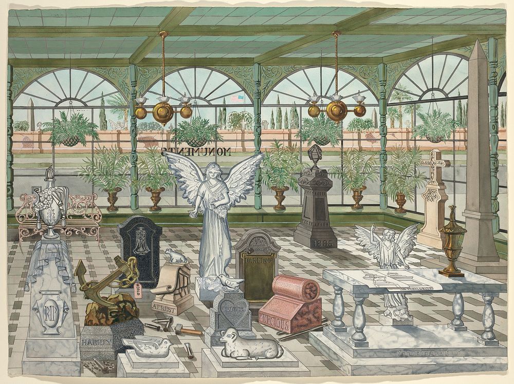 Monument Display Room (1888, 1935&ndash;1942) by Perkins Harnly.  