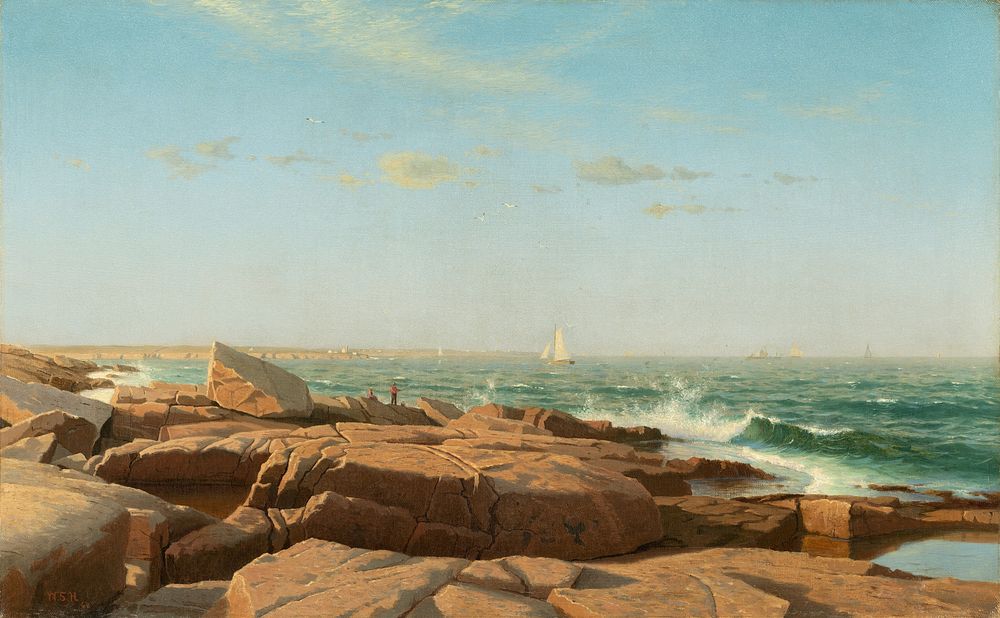 Narragansett Bay (1864) by William Stanley Haseltine.  