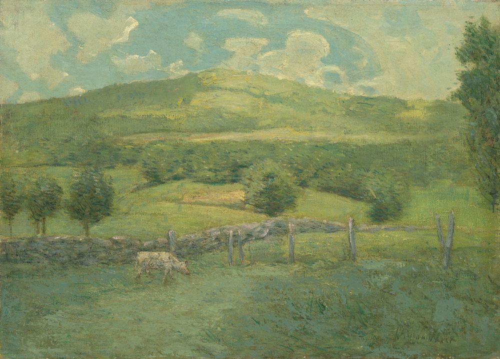 Obweebetuck (ca. 1908) by Julian Alden Weir.  