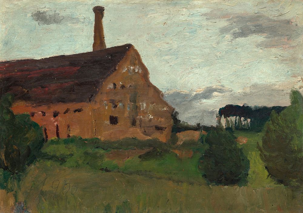 Old Factory (1900) by Paula Modersohn Becker.  