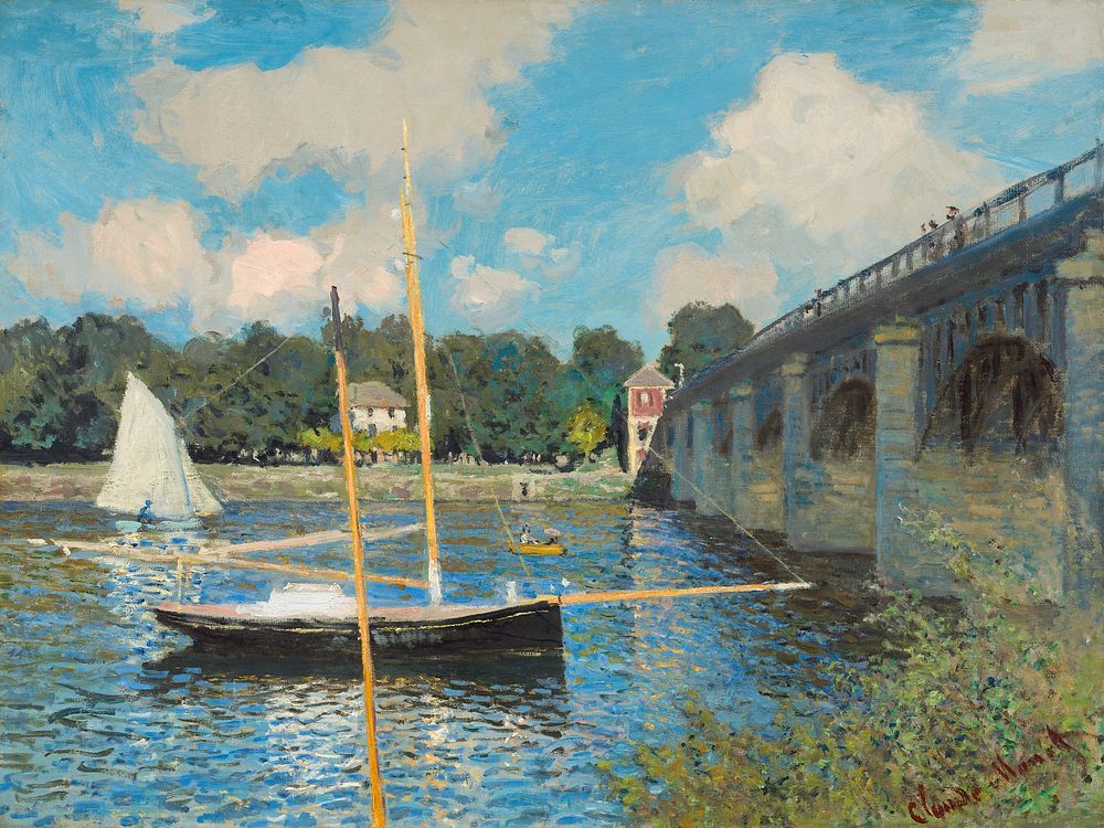 Claude Monet's The Bridge at Argenteuil (1874) 