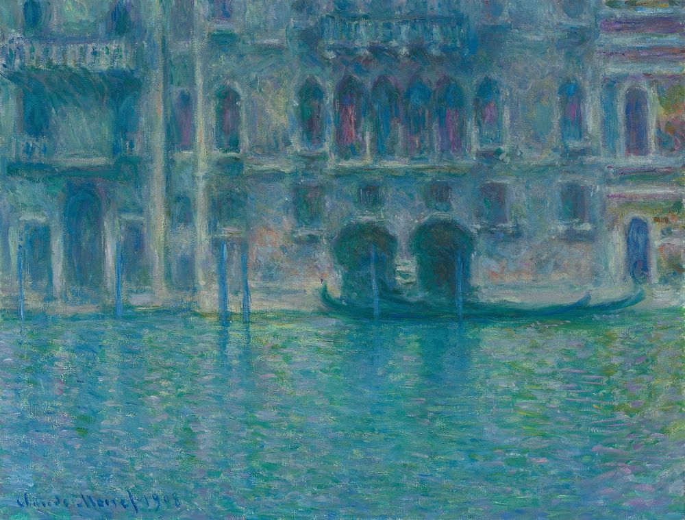 Claude Monet's Palazzo da Mula, Venice (1908) 