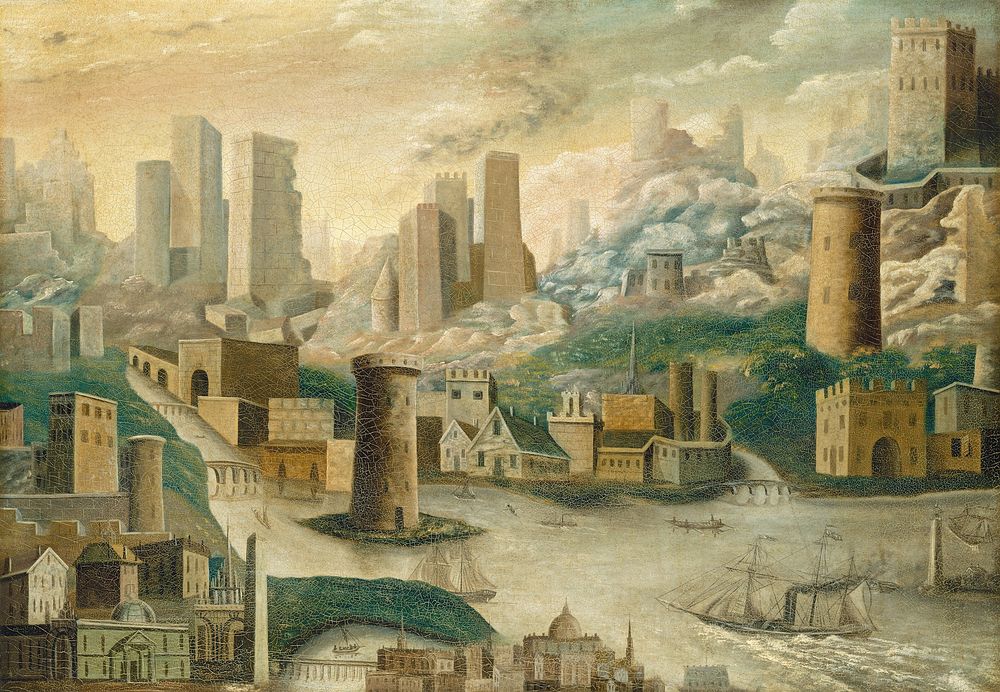 A City of Fantasy (mid 19th century) by American 19th Century.  