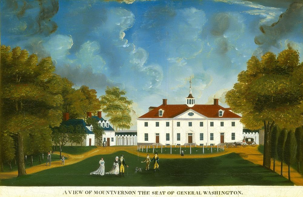 A View of Mount Vernon (1792 or after) by American 18th Century.  