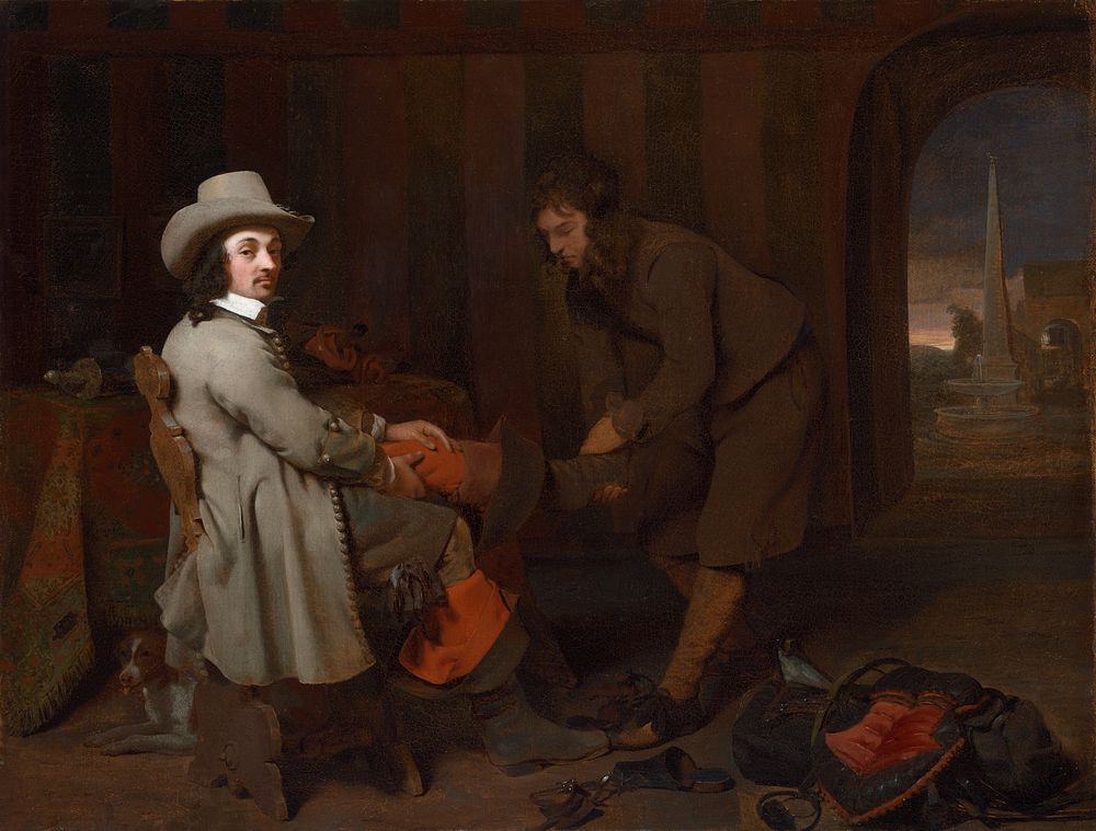 Anthonij de Bordes and His Valet (ca. 1648) by Michael Sweerts.  