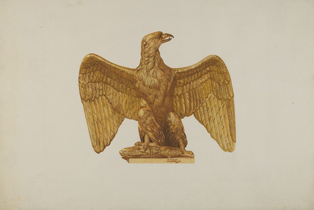 Architectural Ornament (Eagle) (1935/1942) by Robert Pohle. 