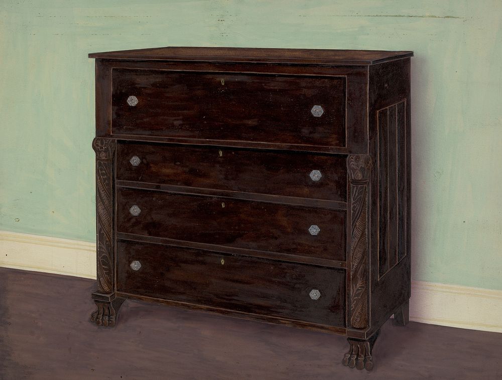 Bureau (ca. 1936) by Rex F. Bush.  