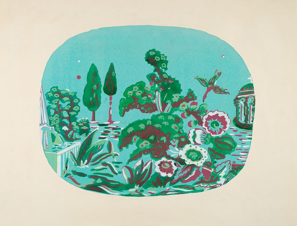 Bandbox Design (1935–1942) by American 20th Century.  