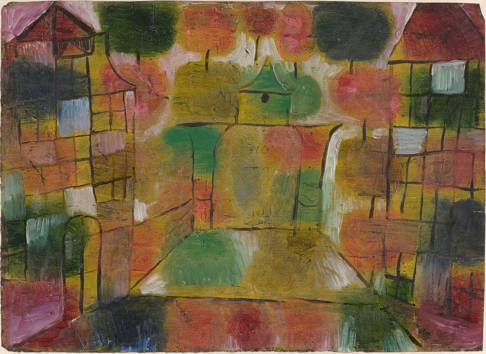 Paul Klee's Baum und Architektur&ndash;Rhythmen (Tree and Architecture&ndash;Rhythms) (1920) 