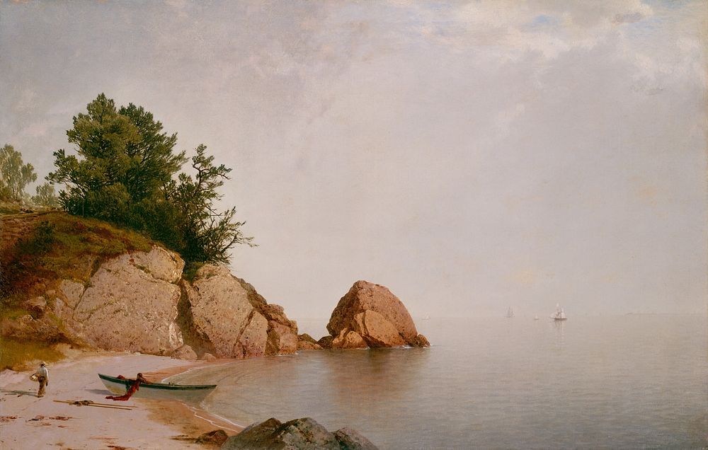 Beach at Beverly (ca. 1869&ndash;1872) by John Frederick Kensett.  
