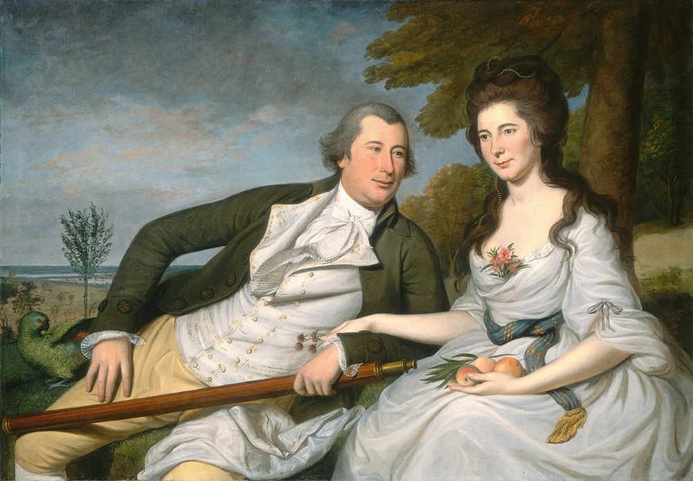 Benjamin and Eleanor Ridgely Laming (1788) by Charles Willson Peale.  