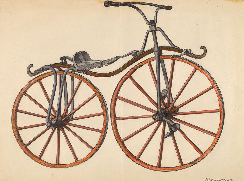 Bicycle (1935–1942) by John Cutting. 