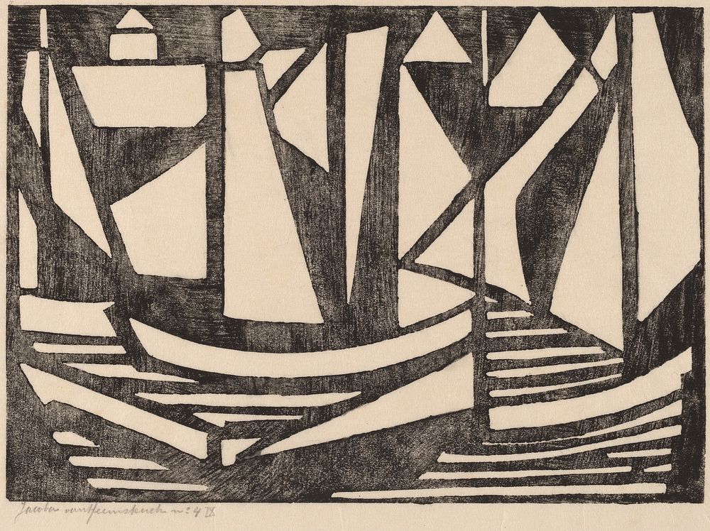 Boats (1915) by Jacoba van Heemskerck.  