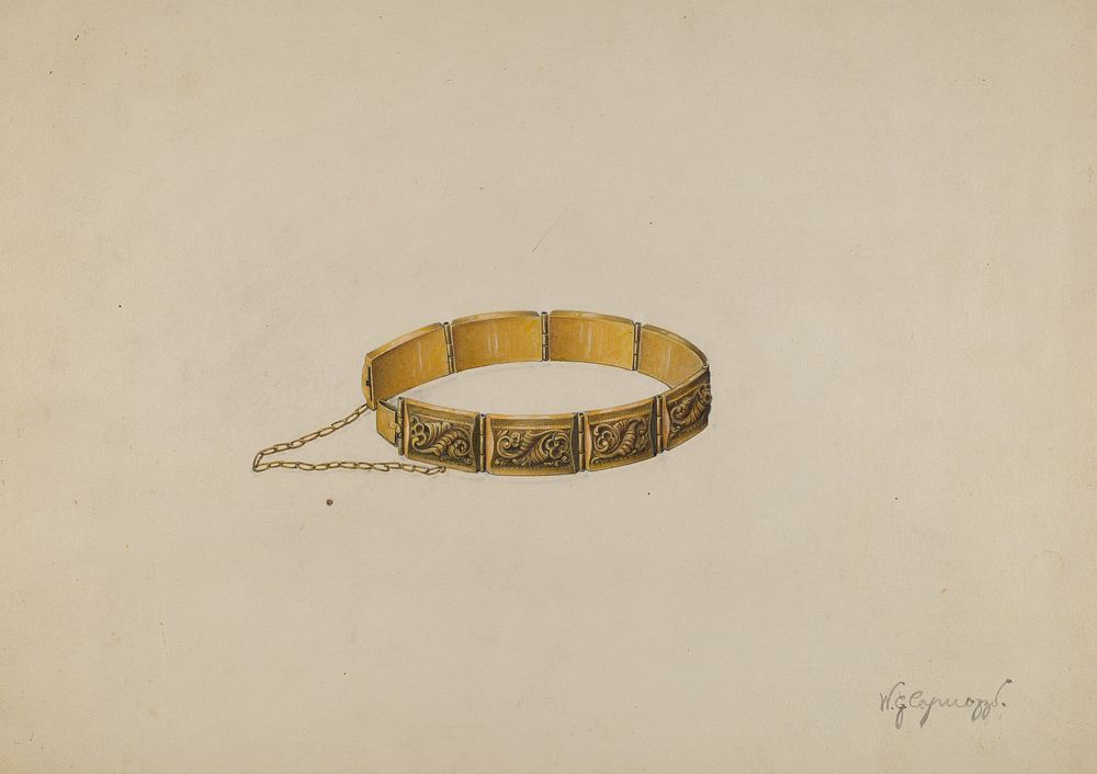 Bracelet (c. 1939) by Walter G. Capuozzo.