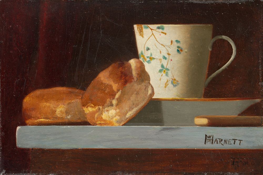Breakfast (ca. 1890) by John Frederick Peto.  
