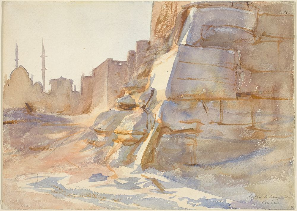 Cairo (ca. 1891) by  John Singer Sargent.  