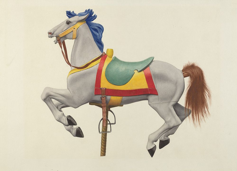 Carousel Horse (1935–1942)  by American 20th century.  