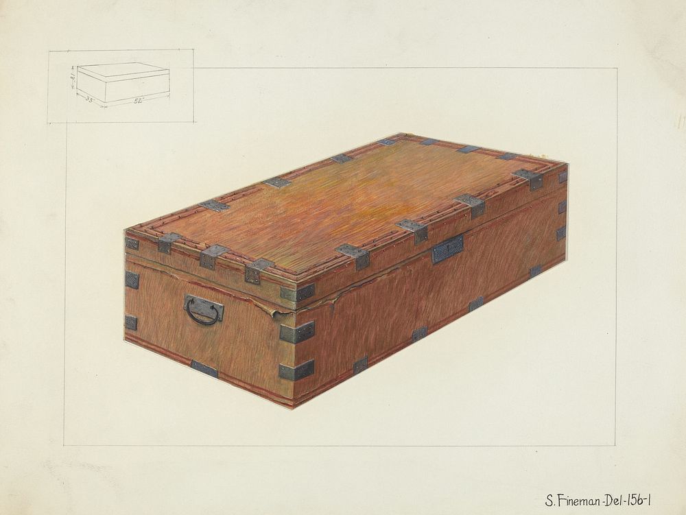 Chest (ca.1936) by Samuel Fineman.