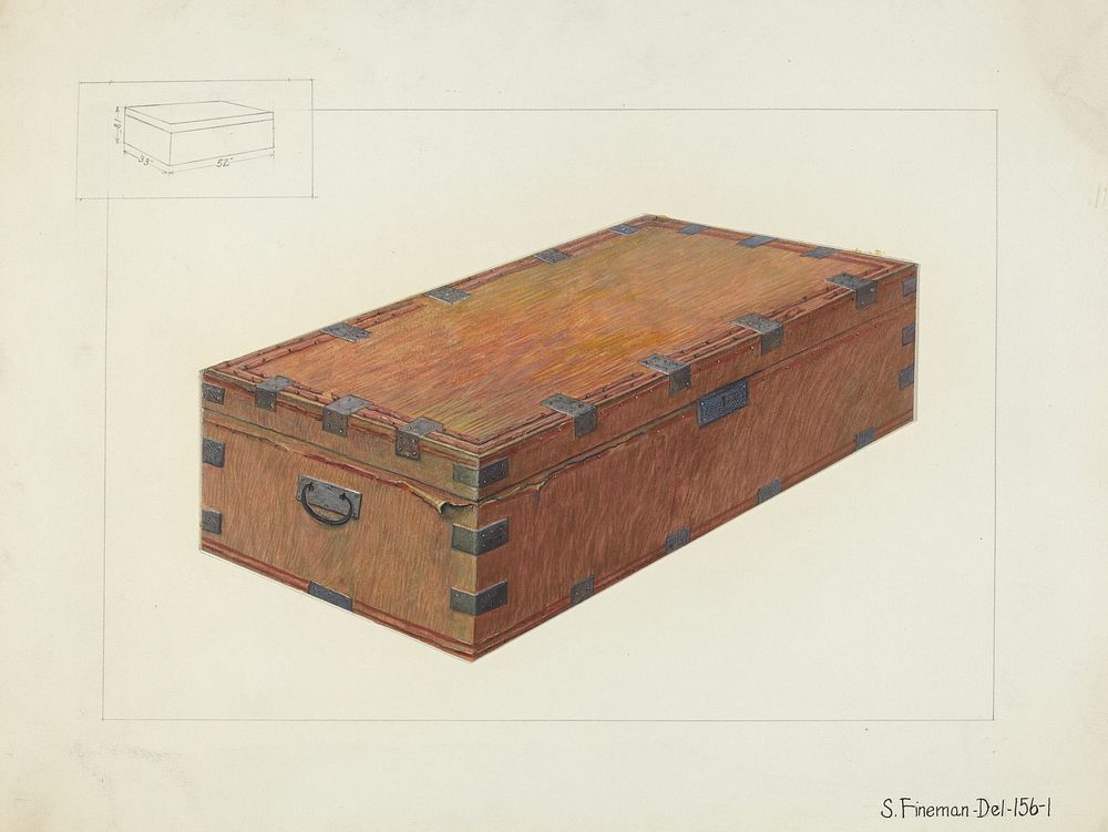 Chest (ca.1936) by Samuel Fineman.  