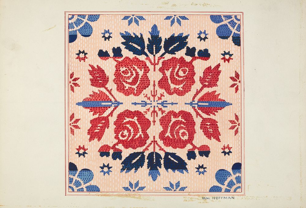 Coverlet (1935/1942) by  William Hoffman.  