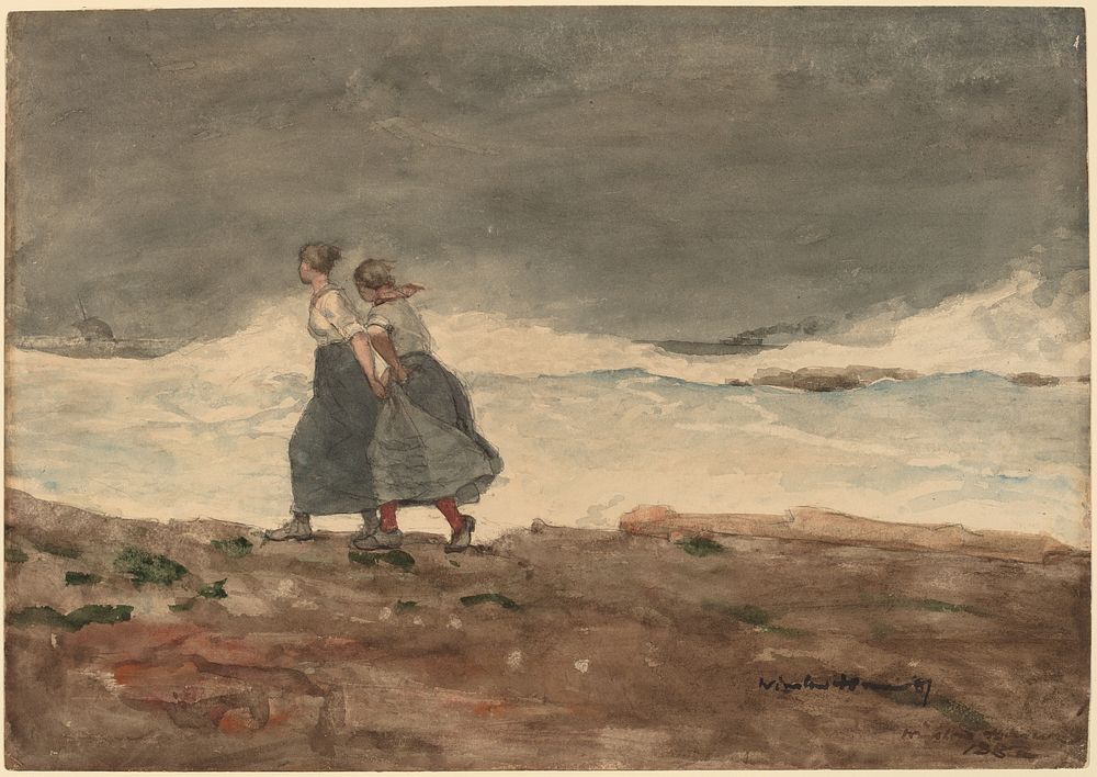 Danger (ca. 1883&ndash;1887) by Winslow Homer.  