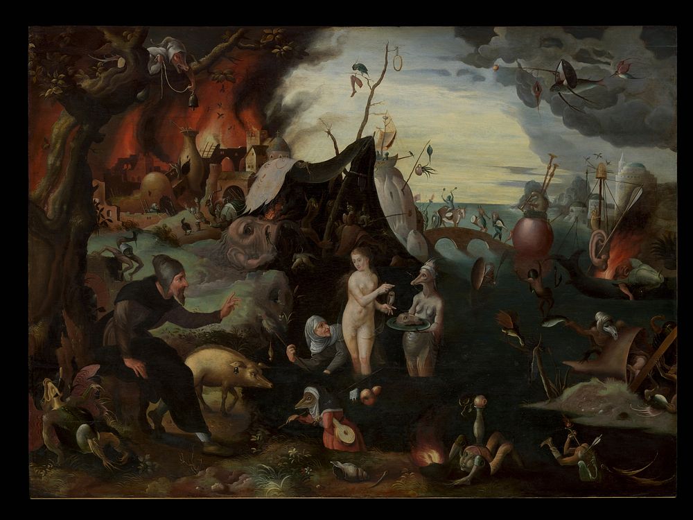 The Temptation of Saint Anthony. Original public domain image from The MET Museum