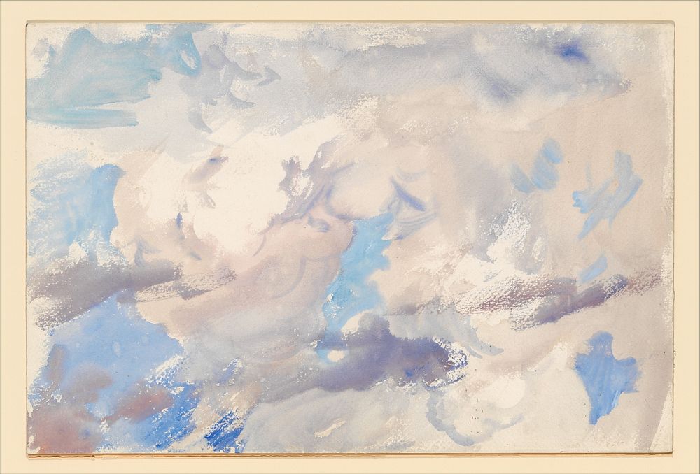 Sky (ca. 1900&ndash;1910) by John Singer Sargent.  