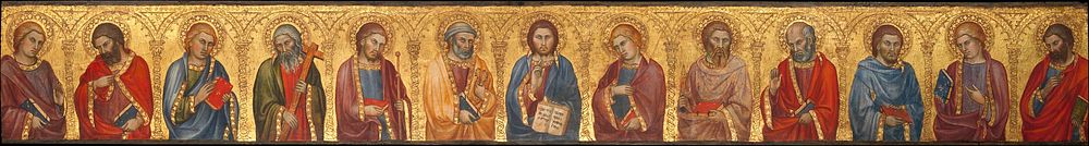 Christ and the Twelve Apostles. Original public domain image from The MET Museum