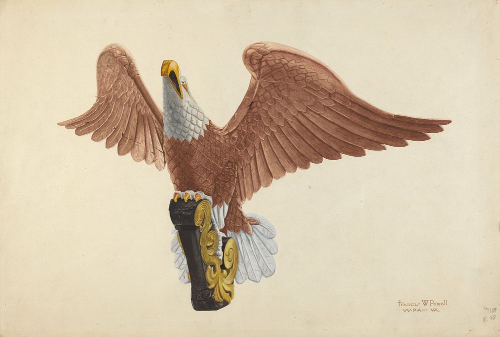 Eagle Figurehead (1935/1942) by F.W. Powell.