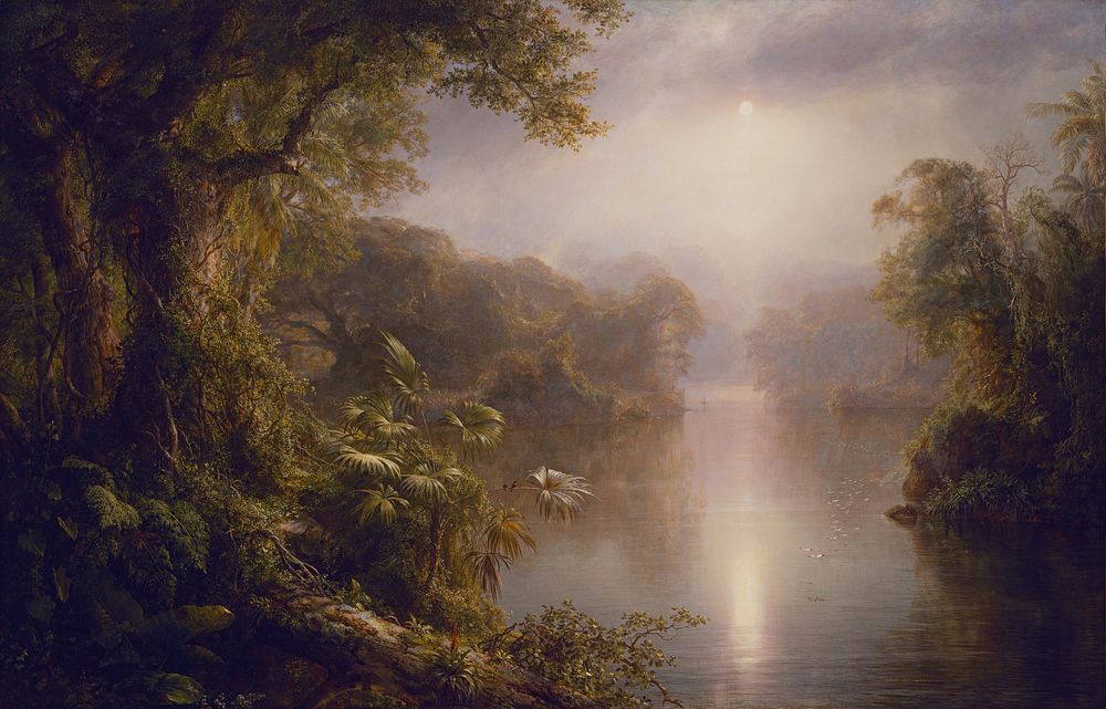 The River of Light (1877) by Frederic Edwin Church.  