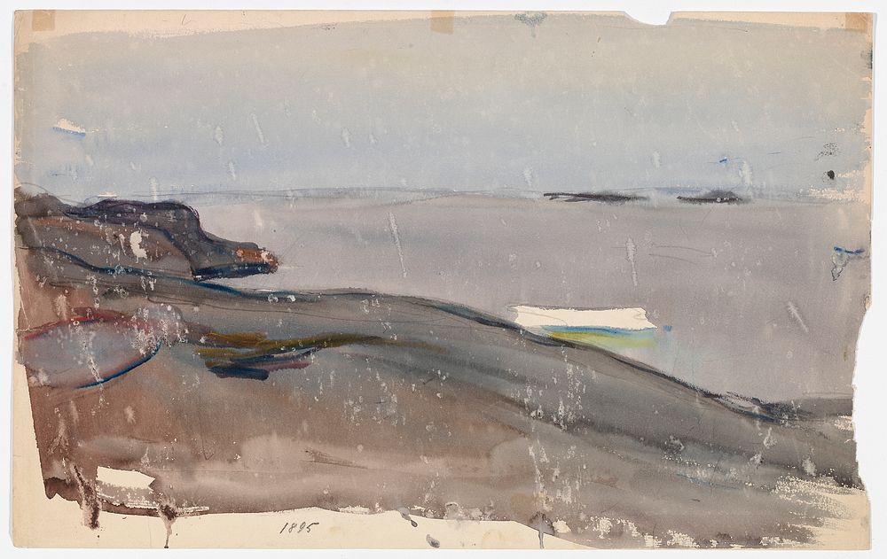 Maritime landscape, 1905 by Magnus Enckell