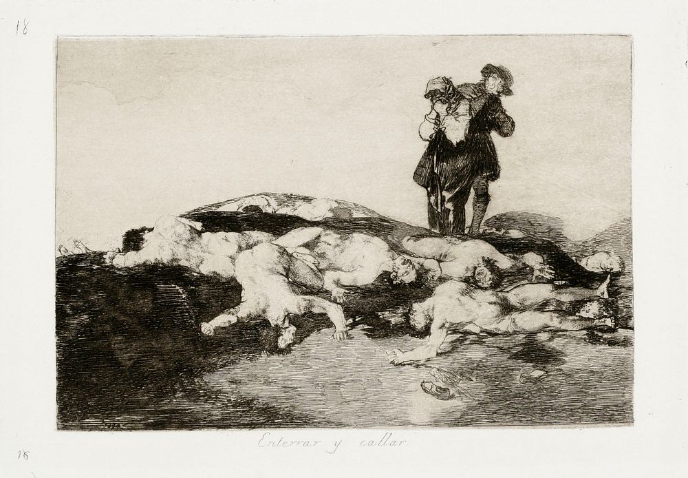 Haudata ja vaieta (enterrar y callar), 2004 by Francisco Goya