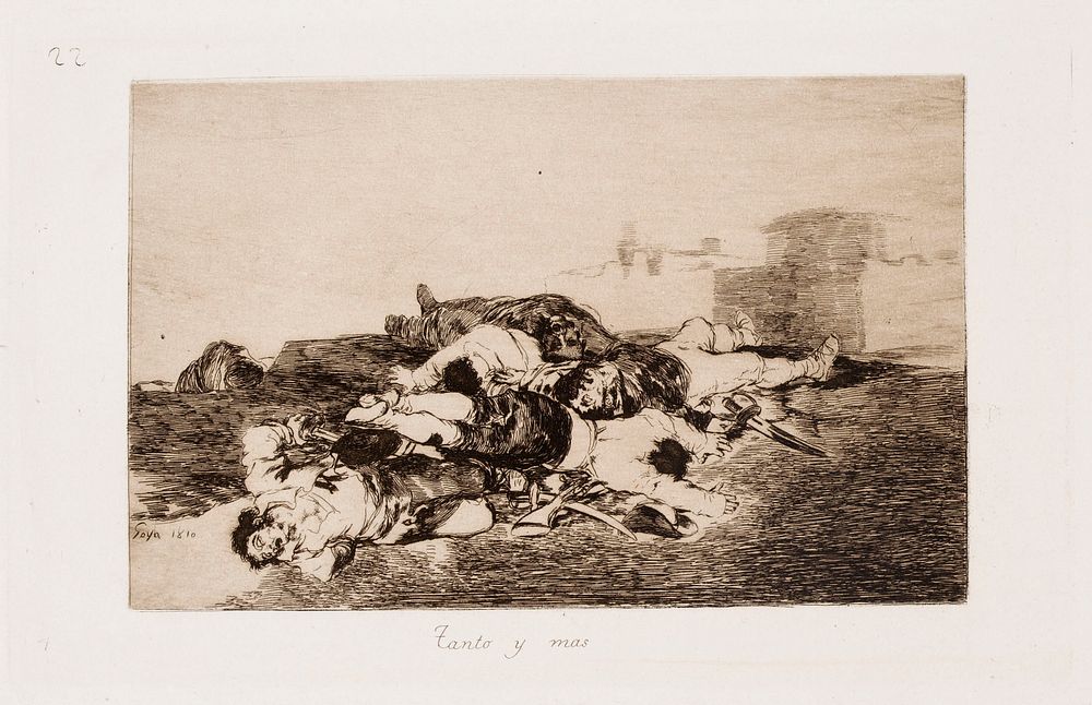 Niin paljon ja vielä enemmän (tanto y mas), 1892 by Francisco Goya