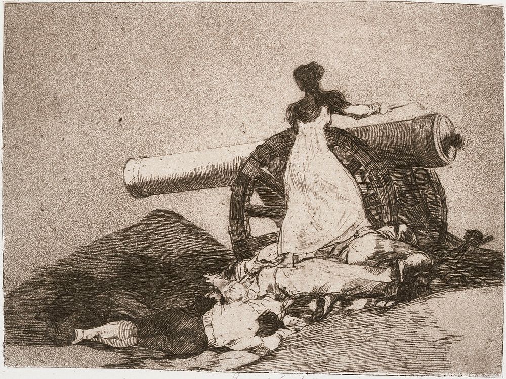 Mikä rohkeus! (que valor!) by Francisco Goya