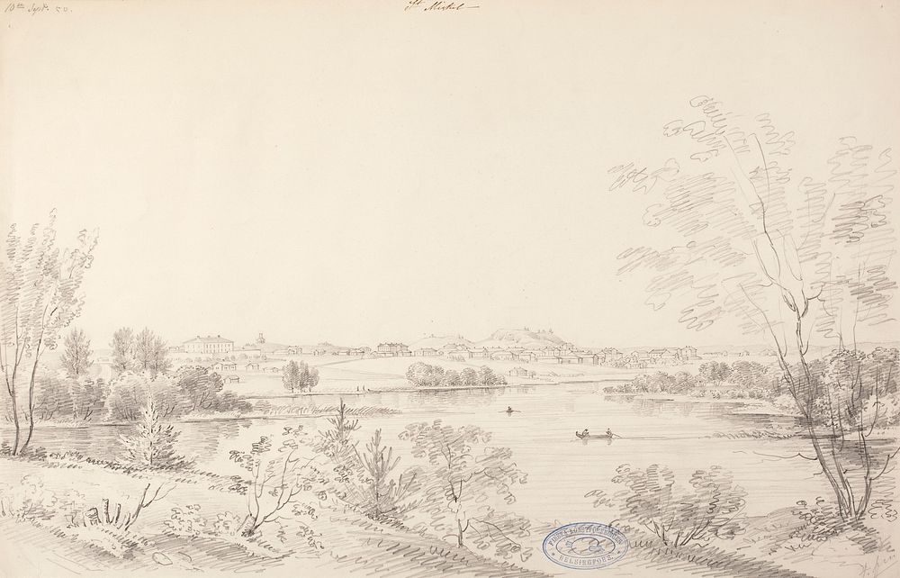 Mikkeli, 1850 by Magnus von Wright