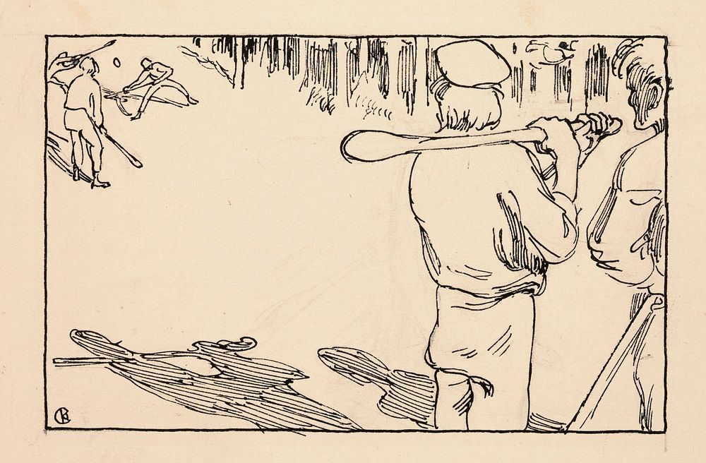 Hitting the disc, 1906