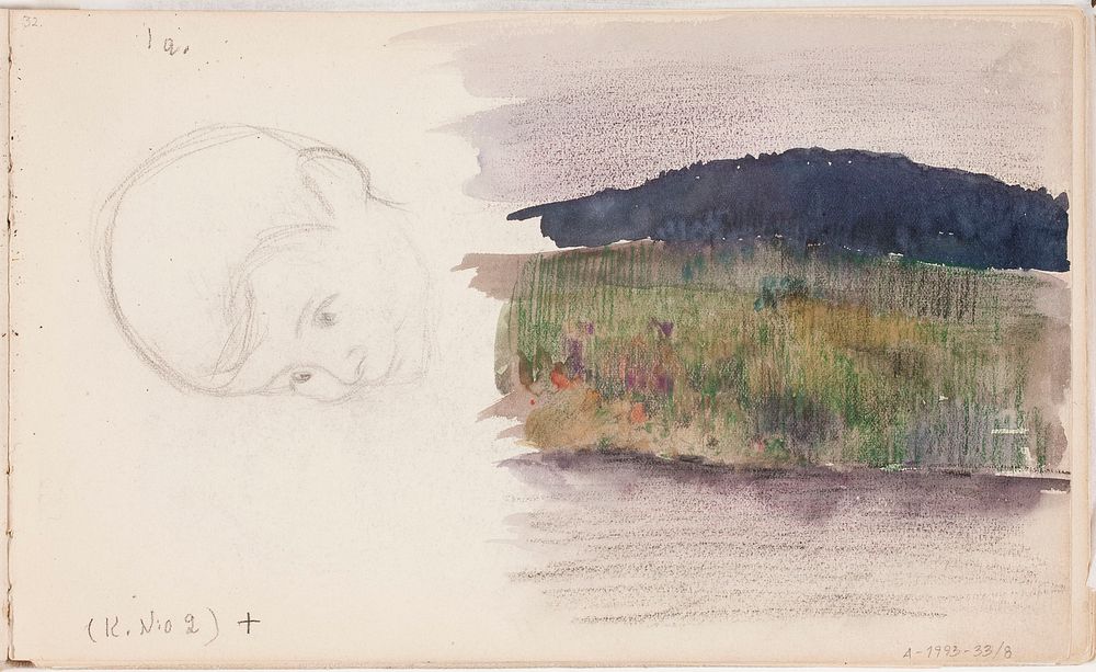(unknown), 1896 - 1897part of a sketchbook