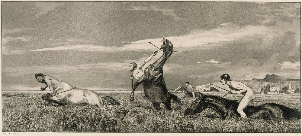 Pursued centaur, 1879 - 1881