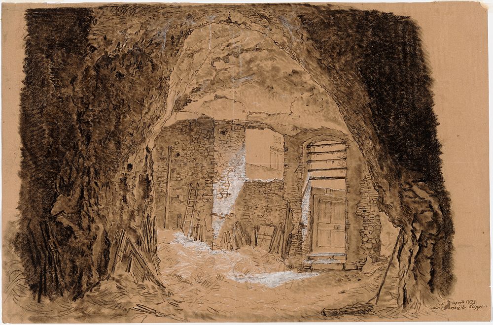 Asunto tarpeijin kallion alla, 1821